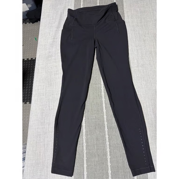 lululemon athletica Pants - Lululemon High Rise Pant Black Size 6 Leggings